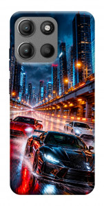 Чехол Night city cars для Motorola Moto G15 Power