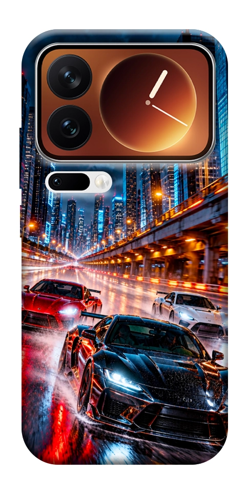 Чехол Night city cars для Xiaomi 17 Pro Max