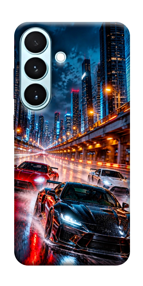 Чехол Night city cars для Galaxy S26