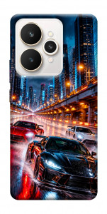 Чехол Night city cars для Realme 15