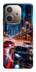 Чехол Night city cars для Oppo A5 Pro 4G