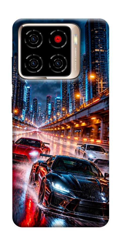 Чехол Night city cars для ZTE Blade A56