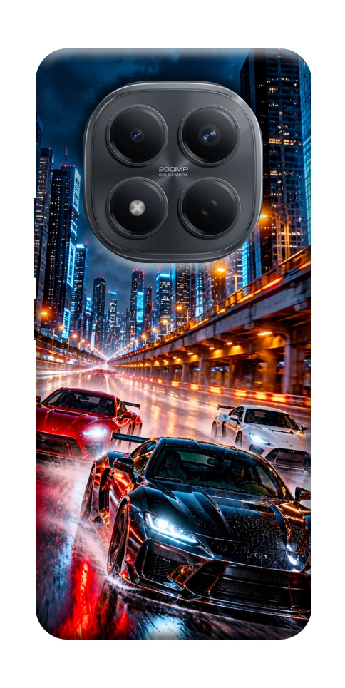 Чехол Night city cars для Xiaomi Redmi Note 15 5G (EU)