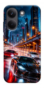 Чехол Night city cars для Xiaomi Poco X8 Pro
