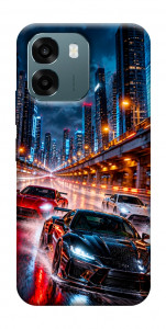 Чехол Night city cars для Oppo A6