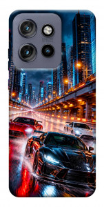 Чехол Night city cars для Motorola Edge 60 Neo