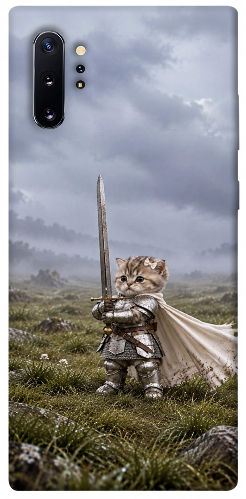 Чехол Knight kitten для Galaxy Note 10+ (2019)