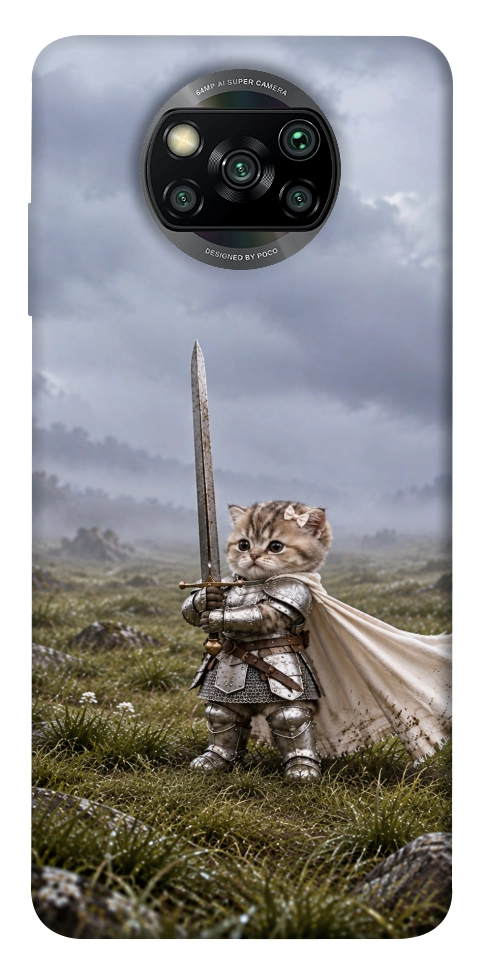 Чехол Knight kitten для Xiaomi Poco X3 NFC