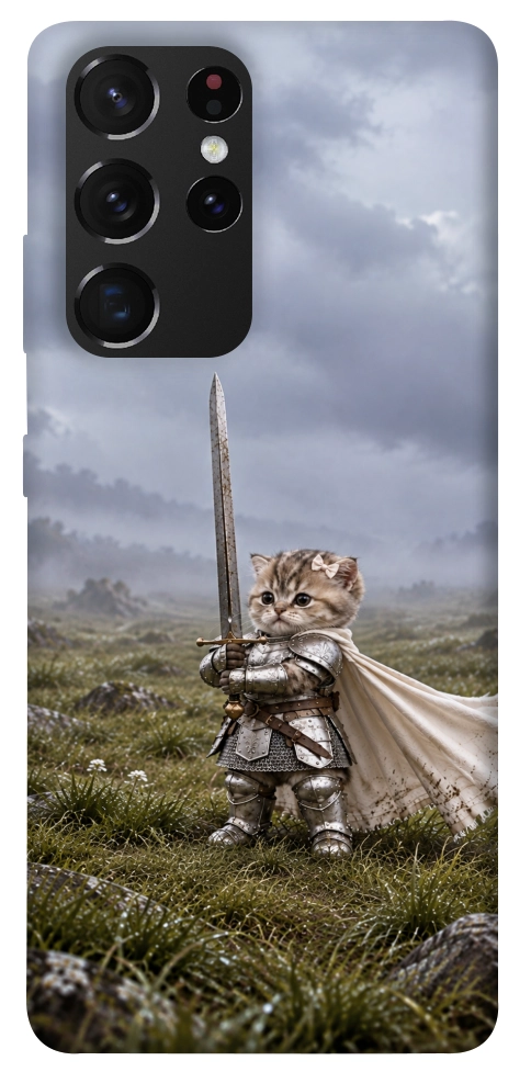 Чехол Knight kitten для Galaxy S21 Ultra