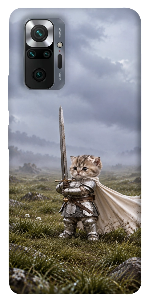 Чехол Knight kitten для Xiaomi Redmi Note 10 Pro