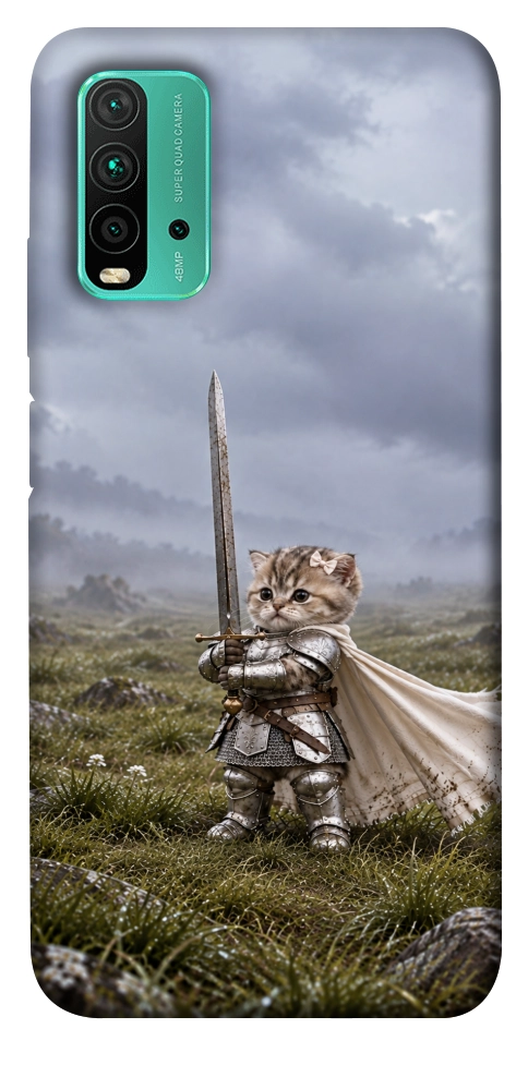 Чехол Knight kitten для Xiaomi Redmi Note 9 4G