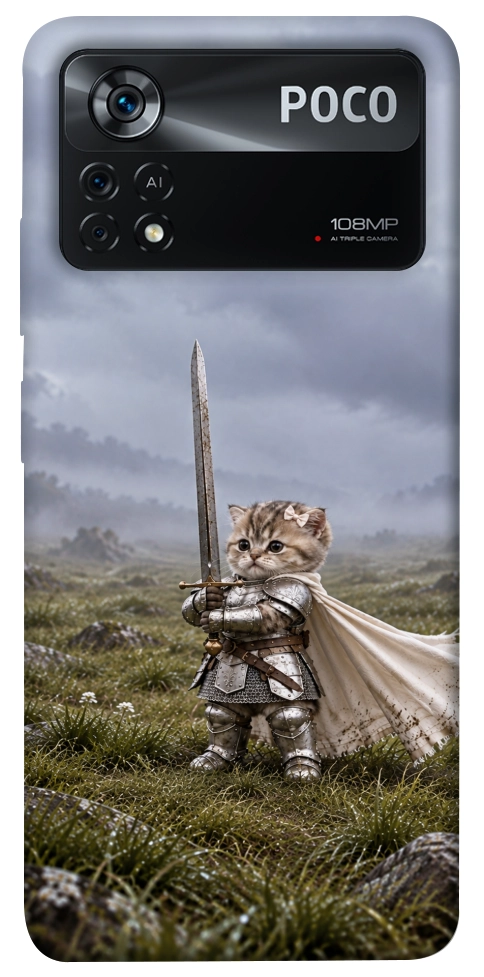 Чехол Knight kitten для Xiaomi Poco X4 Pro