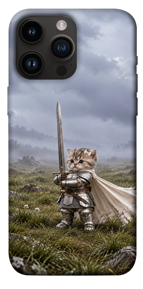 Чохол Knight kitten для iPhone 14 Pro Max