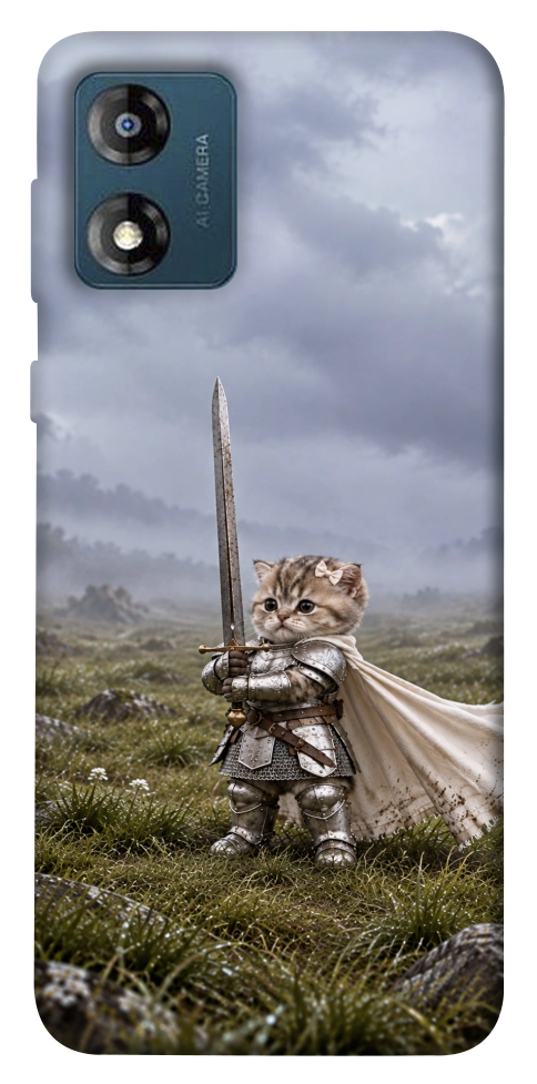 Чехол Knight kitten для Motorola Moto E13