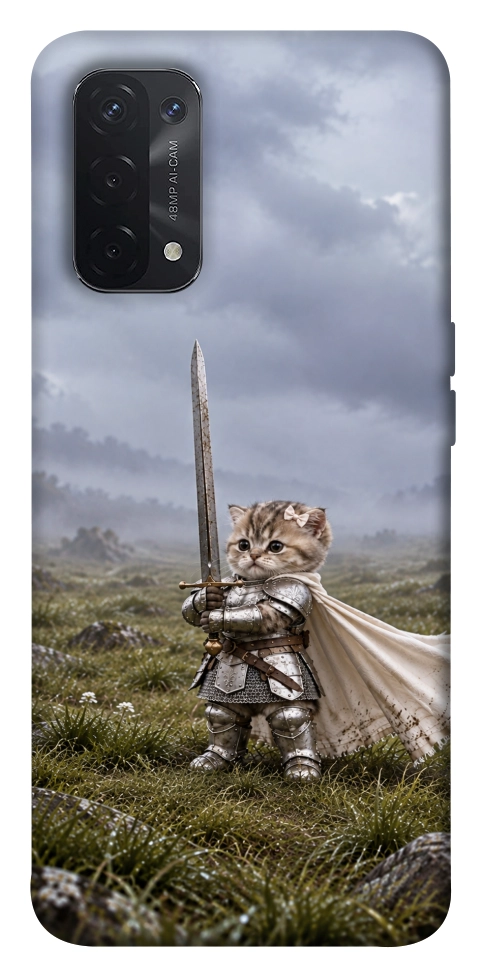 Чохол Knight kitten для Oppo A74 5G