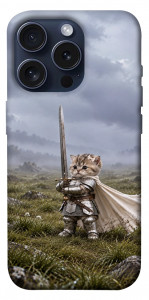 Чехол Knight kitten для iPhone 15 Pro