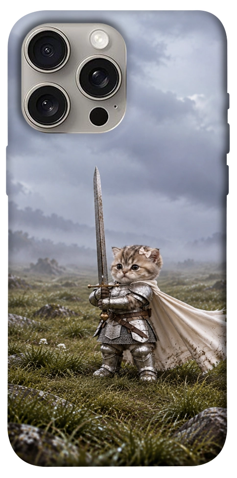 Чехол Knight kitten для iPhone 15 Pro Max