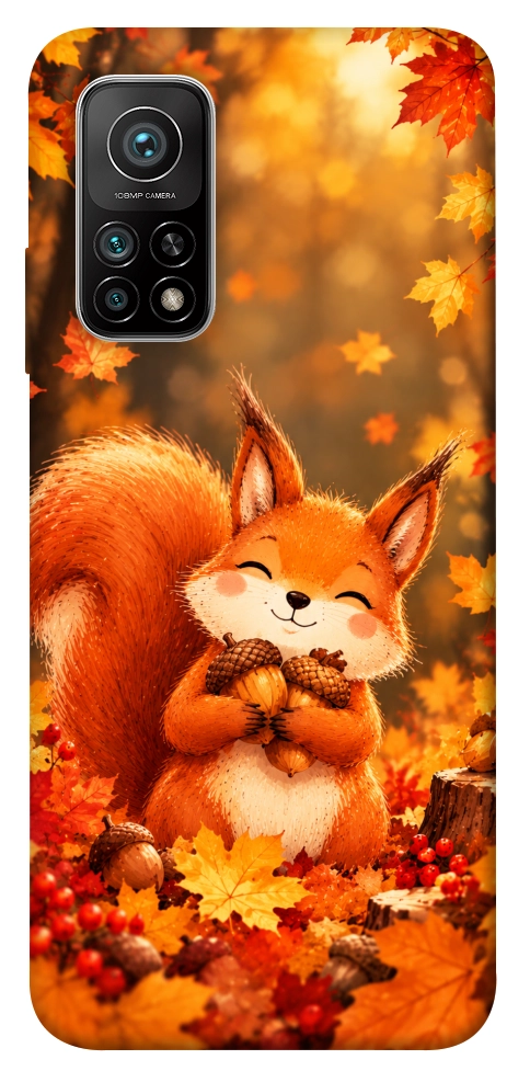 Чохол Осіннє білченя для Xiaomi Mi 10T