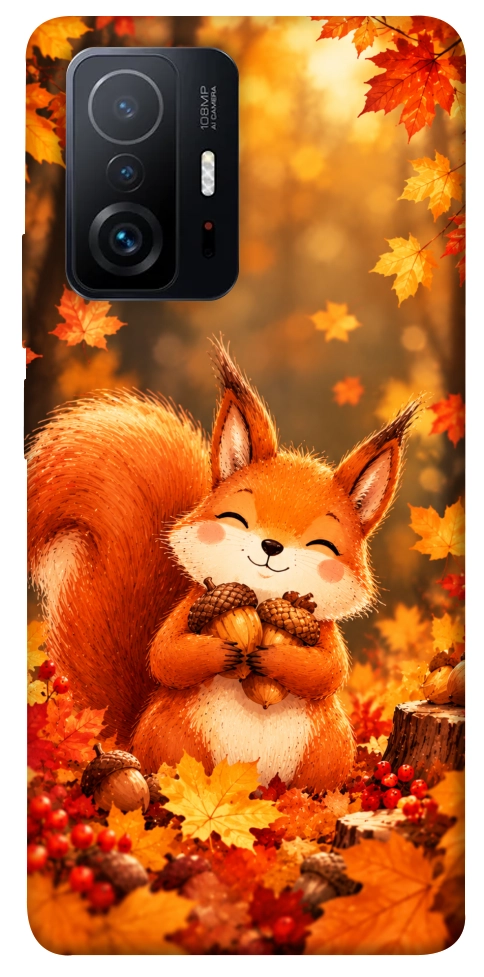 Чехол Осіннє білченя для Xiaomi 11T