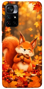 Чехол Осіннє білченя для Xiaomi Poco M4 Pro 5G
