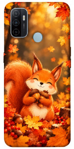 Чехол Осіннє білченя для Oppo A32