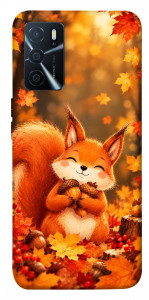 Чехол Осіннє білченя для Oppo A16s