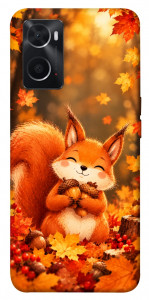 Чохол Осіннє білченя для Oppo A76 4G
