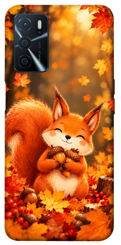 Чехол Осіннє білченя для Oppo A54s