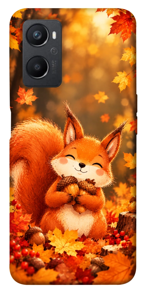 Чехол Осіннє білченя для Oppo A96