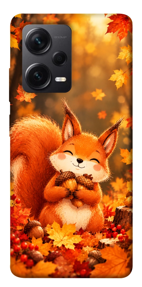 Чехол Осіннє білченя для Xiaomi Redmi Note 12 Pro+