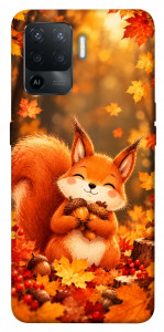 Чехол Осіннє білченя для Oppo Reno 5 Lite