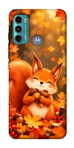 Чохол Осіннє білченя для Motorola Moto G60