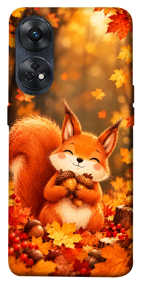 Чохол Осіннє білченя для Oppo Reno 8 T 4G