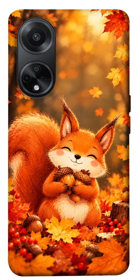 Чохол Осіннє білченя для Oppo A58 4G