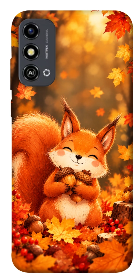 Чехол Осіннє білченя для ZTE Blade A53