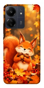 Чохол Осіннє білченя для Xiaomi Redmi 13C