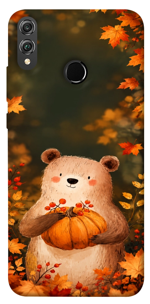 Чехол Осінній ведмежа для Huawei Honor 8X