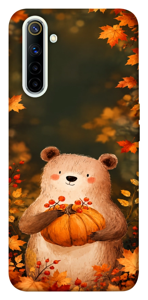 Чехол Осінній ведмежа для Realme 6