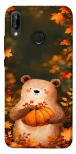 Чехол Осінній ведмежа для Huawei P20 Lite