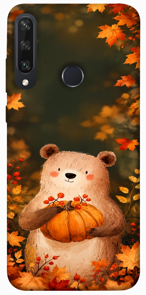 Чохол Осінній ведмежа для Huawei Y6p