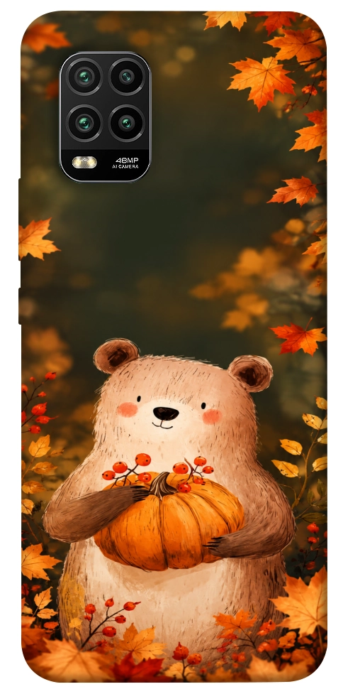 Чохол Осінній ведмежа для Xiaomi Mi 10 Lite