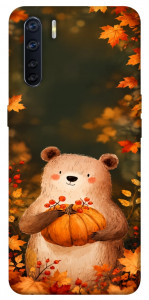 Чохол Осінній ведмежа для Oppo A91