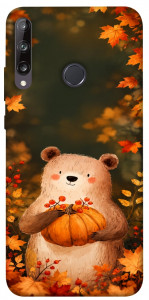 Чехол Осінній ведмежа для Huawei P40 Lite E