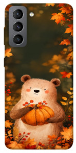 Чохол Осінній ведмежа для Galaxy S21 FE
