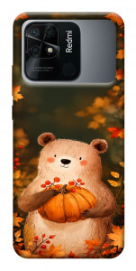 Чехол Осінній ведмежа для Xiaomi Redmi 10C