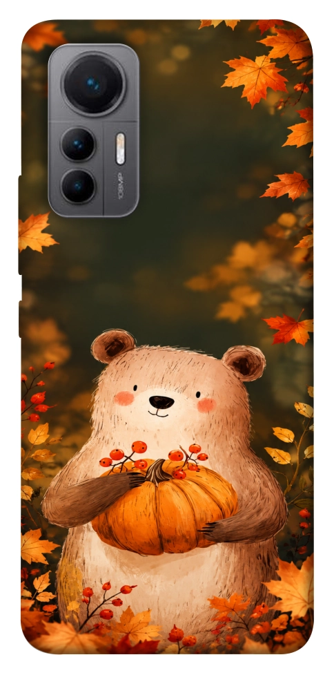 Чохол Осінній ведмежа для Xiaomi 12 Lite