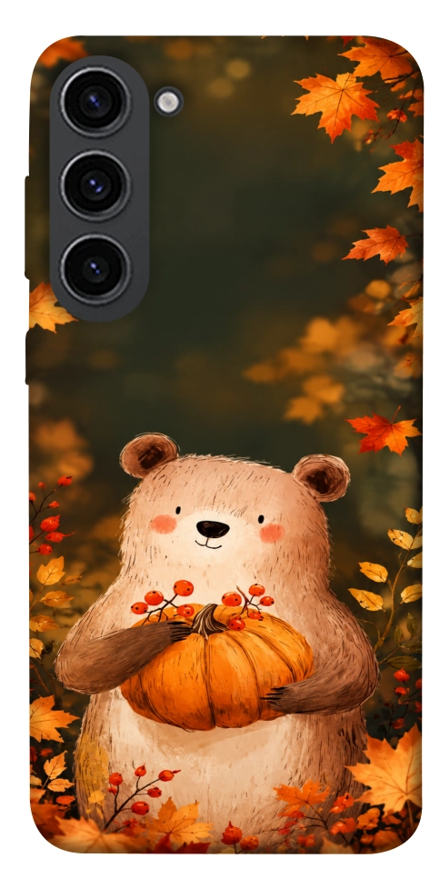 Чехол Осінній ведмежа для Galaxy S23