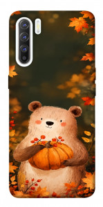 Чохол Осінній ведмежа для Oppo Reno 3