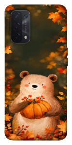Чохол Осінній ведмежа для Oppo A54 5G