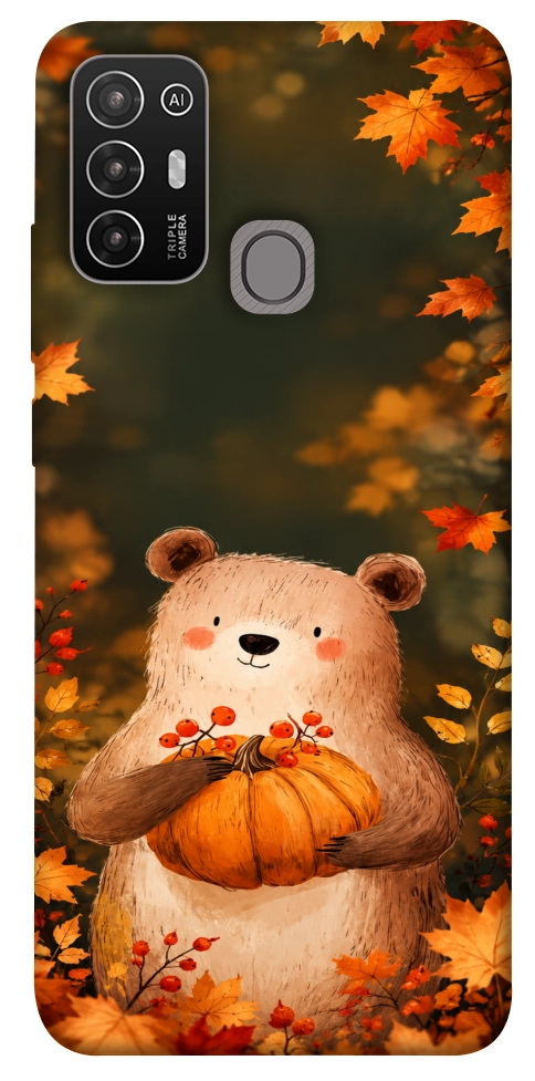 Чехол Осінній ведмежа для ZTE Blade A52